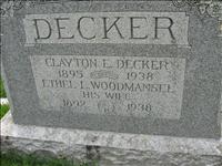 Decker, Clayton E. and Ethel L. (Woodmansee)